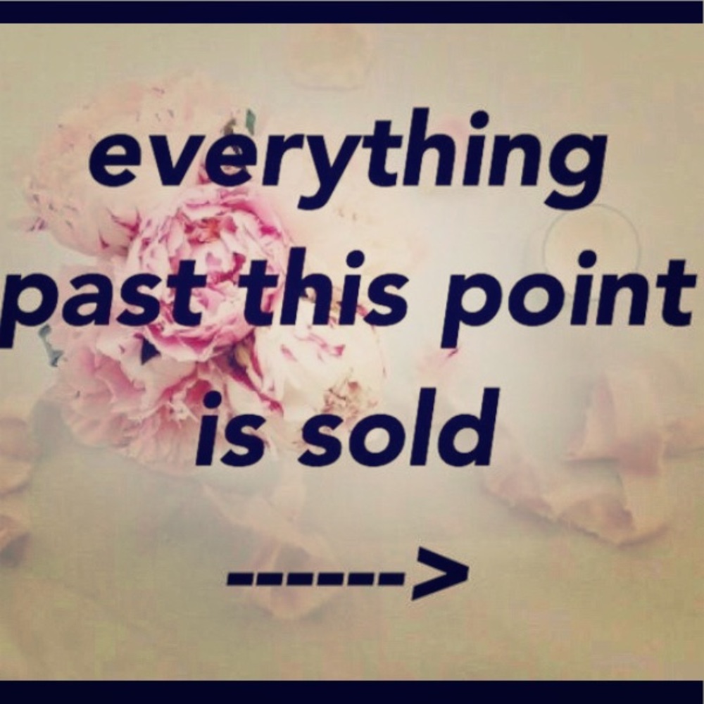 Items below sold